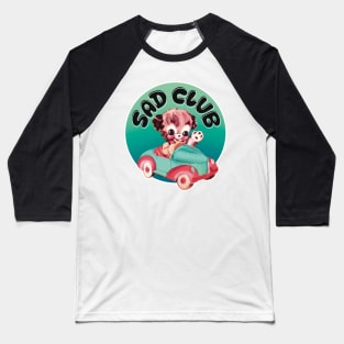 Sad Club puppy in a car Baseball T-Shirt